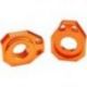 Scar, napínáky zadní osy, KTM SX 85-250 SX, 250-450SXF, 125-500 EXC, EXCF, oranžová barva