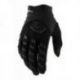 100%, rukavice Airmatic (2023), BLACK/CHARCOAL, černá barva, velikost XL
