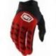 100%, rukavice Airmatic (2023), RED/BLACK, barva červená/černá, velikost XL