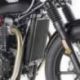 Kappa, kryt chladiče, Triumph Street TWIN 900 '16-'22 CZARNA