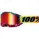 100%, brýle Accuri 2 KB43 - KEN BLOCK EDITION DSPRAY, barva modrá/růžová/žlutá, červené zrcadlové sklo