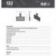 Brenta, cyklo brzdové desky, organické, určeno pro: Shimano XTR BR-M9000, BR-M9020, BR-M987, BR-M9