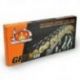 Moto-Master, řetěz  GPXN-520G PROFESSIONAL NARROW X-RING MOTOCROSS / ENDURO RACING X-RING CHAIN, zlatá barva 120čl.