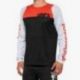 100%, cyklo dres R-Core Concept, barva černá/červená/bílá, velikost S