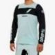 100%, cyklo dres R-Core X Le Pale, barva černá/bledě modrá, velikost L