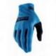 100%, rukavice MX/MTB Celium Slate Blue, barva modrá/bílá, velikost XL