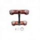 XTRIG, brýle přední vidlice ROCS PRO TRIPLE CLAMPS ALL BETA RR '16-'23 (OFFSET 20MM-23MM) barva X-TRIG BROWN
