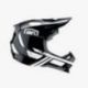 100%, MTB přilba Trajecta, BLACK/WHITE, velikost L (58-61 CM)