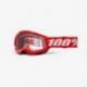 100%, brýle Strata 2 YOUTH JUNIOR RED - CLEAR LENS