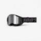 100%, brýle Strata 2 YOUTH JUNIOR BLACK - MIRROR SILVER LENS