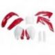 UFO, kompletní sada plastů, Honda CRF 250R '06-'07, OEM barvy, (červená/bílá) (HO105E