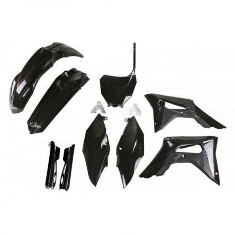 UFO, kompletní sada plastů, Honda CRF 250R '18-'21, CRF 450R '17-'20 černá barva