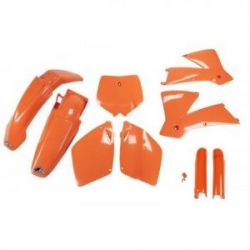 UFO, kompletní sada plastů, KTM SX-SXF '01-'02 oranžová barva (KT501E127)
