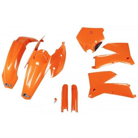 UFO, kompletní sada plastů, KTM SX / SXF '05-'06, OEM barvy, (oranžový) (KT503E999)