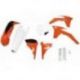 UFO, kompletní sada plastů, KTM SXF '11-'12, SX '12, OEM barvy, (oranžový/bílá) (K
