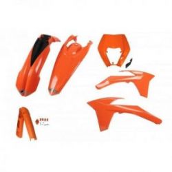 UFO, kompletní sada plastů, KTM EXC/EXC-F '12-'13 oranžová barva (KT521E127)