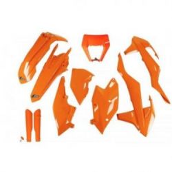 UFO, kompletní sada plastů, KTM EXC/EXC-F TPI '17-'19, s rámečkem světla