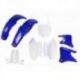 UFO, kompletní sada plastů, Yamaha YZF 250 '01-'02, OEM barvy, (bílá/modrá)