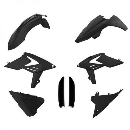 Polisport, sada plastů (FULL KIT) Beta 2T/4T '13-'17, černá barva