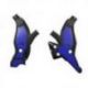 Racetech, kryty rámu (KOMPLET) T7 REVOLUTION Yamaha TENERE 700 '19-'24, barva černá-modrá