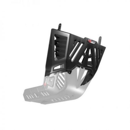 Racetech, horní kryt motoru TECHNOPOLYMER, T7 REVOLUTION Yamaha TENERE 700 '19-'24, černá barva