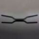 Renthal, řidítka 1,1/8" (28,6mm) STREET FATBAR HANDLEBAR ULTRA LOW (TOURING), černá barva