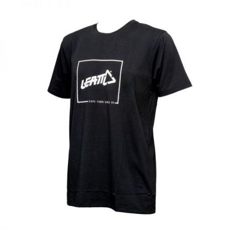 Leatt, tričko T-Shirt BLACK/WHITE, barva černá/bílá, velikost XL (Limited)