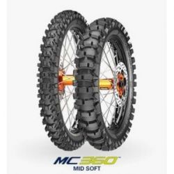 Metzeler, pneu 120/80-18 MC360 MID SOFT 62R M/C MST TT, zadní, DOT 20/2024