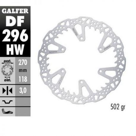 Galfer, brzodový kotouč, přední, Yamaha YZ 125 '22-'24 YZ 250 '22-'24 YZ 250F '21-'24 YZ 450F '20-'24 WR 250F '17-'24 WR 450F '2