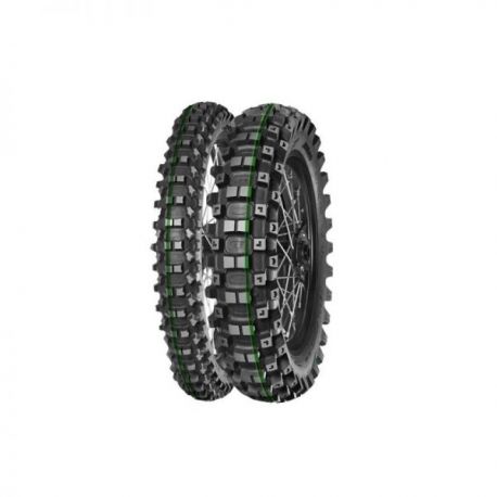 Mitas, pneu 110/100-18 TERRA FORCE-EX MH SUPER LIGHT 64M TT, zadní, (zelený pruh) DOT 03/2024