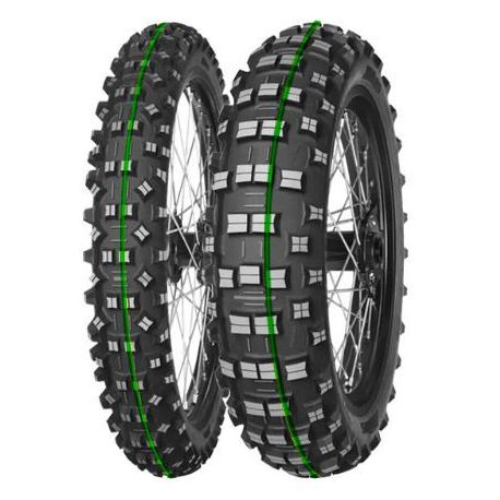 Mitas, pneu 110/80-18 TERRA FORCE-EF SUPER 58R TT, zadní, (zelený pruh) DOT 12/2024