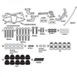 Kappa, nosiče bočních kufrů, Monokey CAM SIDE BMW F 900 GS '24-, pro kufry KFR K'FORCE ALU