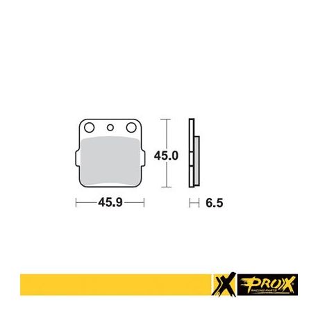 Prox, brzdové desky KH84 / KH84/3 Honda CR 80/85 '86-07, CRF 150R '07-09, přední, Yamaha YZ 80/85 '93-19, YZ 65 '19-20, zadní,