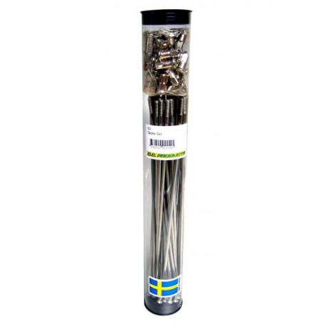 CC, sada špic, KPL. 17", přední, Kawasaki KX 80 / 85 '84-, KX 100 '98-, KLX 140 '08-, 9G/250-28 (OEM: 41029-1290 41029-1291 4102