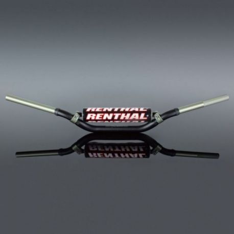 Renthal, řidítka 1,1/8 " (28,6mm) MX TWINWALL 923 HANDLEBAR BLACK RC MINI/85CC PADDED, černá barva, s chráničem