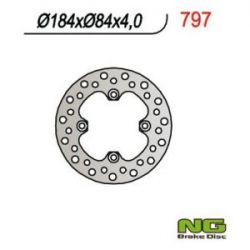 NG, brzdový kotouč, zadní, Kawasaki KX 85 '01-'24 (184X84X4)