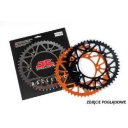 JT, rozeta 467 51 ALU RACELITE Kawasaki KX 80/85 '86-'20 (46751JTA) (řetěz 420), černá barva,