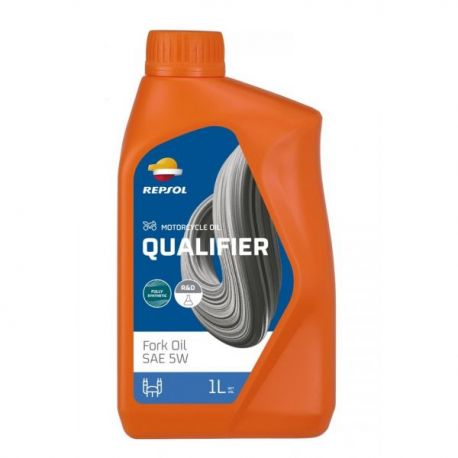 Repsol, tlumičový olej, QUALIFIER Fork Oil SAE 5W 1L (12)
