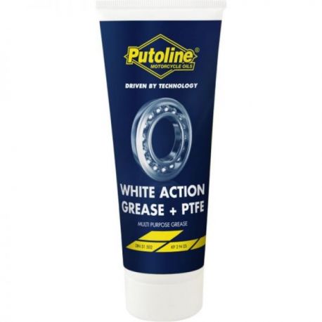 Putoline, vazelina WHITE ACTION GREASE + PTFE 100ML (AKC)