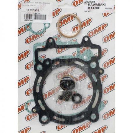 JR (OMP), horní sada těsnění Top-End, Kawasaki KX 450F '06-'08