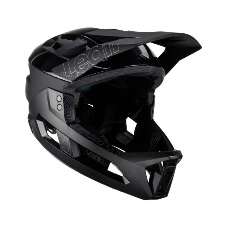 Leatt, cyklo přilba MTB Enduro 3.0 (odepínací čelist / přilba 3 v 1) V23 Stealth, velikost M (55-59 cm)