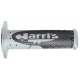 Harri's, gripy 01689 TT (120 mm/22 mm) bez otvoru, barva černá/šedá