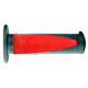 Ariete, gripy 02608-R Off Road (115 mm) bez otvoru, červená barva