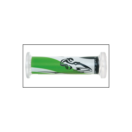 Harri's, gripy 02609-V vodní skútr (130 mm/22 mm) bez otvoru, barva zelená/bílá/černá