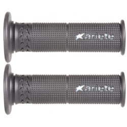Ariete, gripy Road Super Soft ESTORIL SUPER BIKE GEL (120 mm) s otvorem, barva černá/bílá (12)