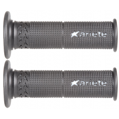 Ariete, gripy Road Super Soft ESTORIL SUPER BIKE GEL (120 mm) s otvorem, barva černá/bílá (12)