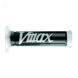 Harri's, gripy 01687-VMAX (130 mm/22 mm) s otvorem, barva černá/šedá