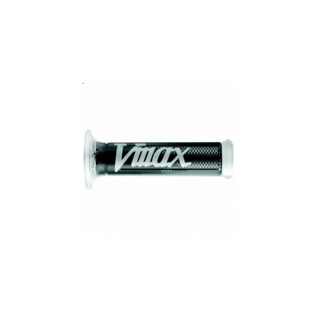 Harri's, gripy 01687-VMAX (130 mm/22 mm) s otvorem, barva černá/šedá