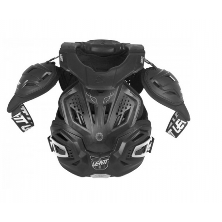 Leatt, chránič hrudníku a krční páteře, model Fusion Vest 3.0, barva černá, velikost S/M