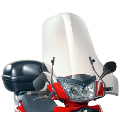 Kappa, plexištít, Kymco PEOPLE S50/125/200 64 x 71 cm, čirý - nutno zkombinovat s držáky 137AK